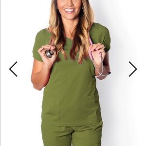 Olive Green Benefit Scrubs